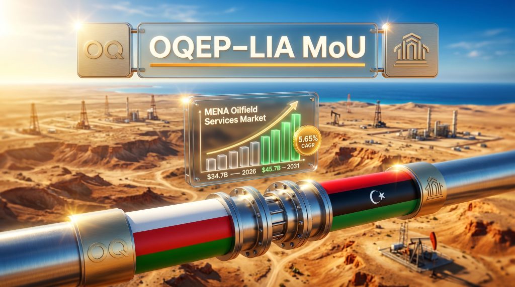 Oman OQEP Libyan Investment Authority oil and gas cooperation deal illustration