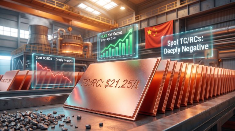 China copper smelters talks with miners backdrop