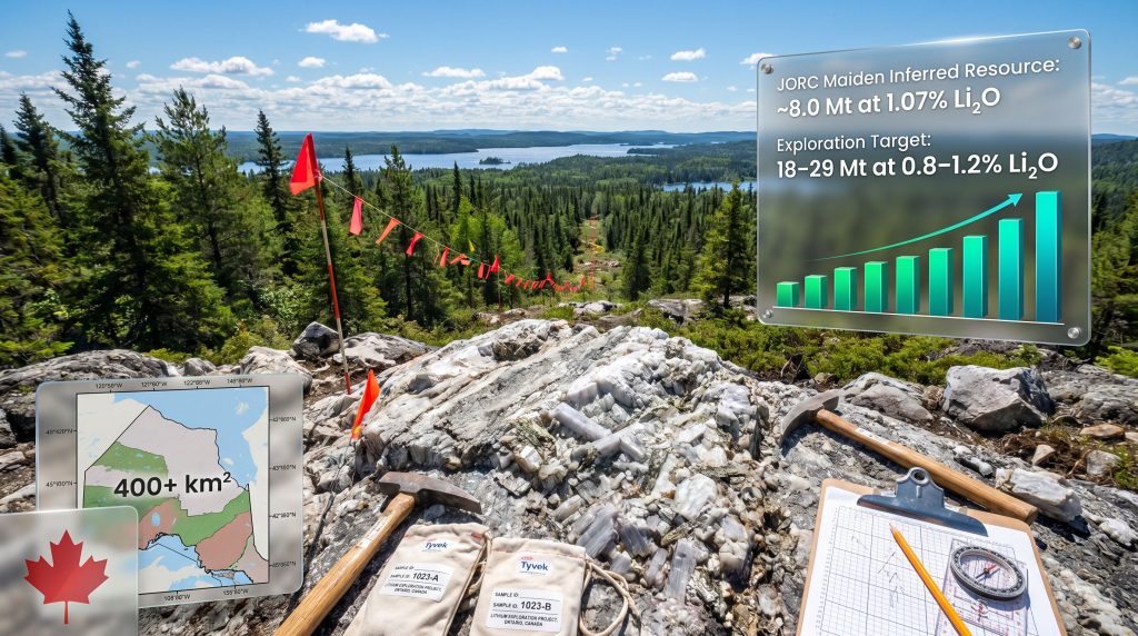 Critical Resources Mavis Lake lithium project overview