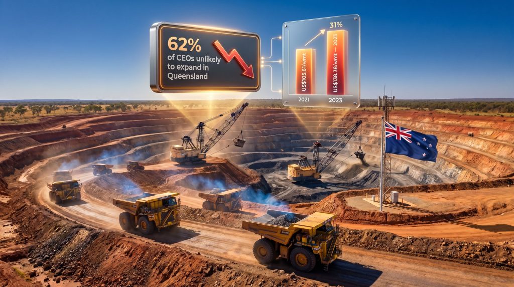 Queensland mining investment costs and coal royalties impact