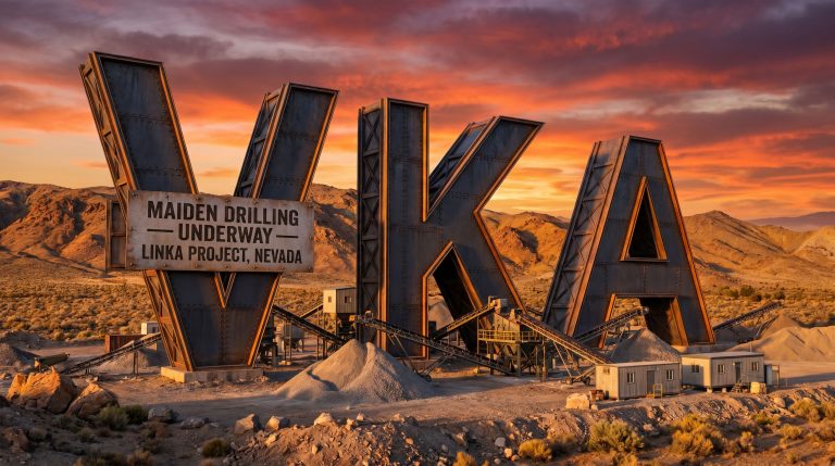 Viking Mines Ltd-VKA-VKA Linka Project Nevada drilling site