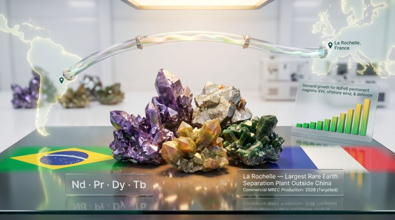 Solvay and Viridis rare earth supply agreement illustration