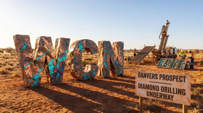 White Cliff Minerals Ltd-WCN-WCN diamond drilling at Danvers Prospect
