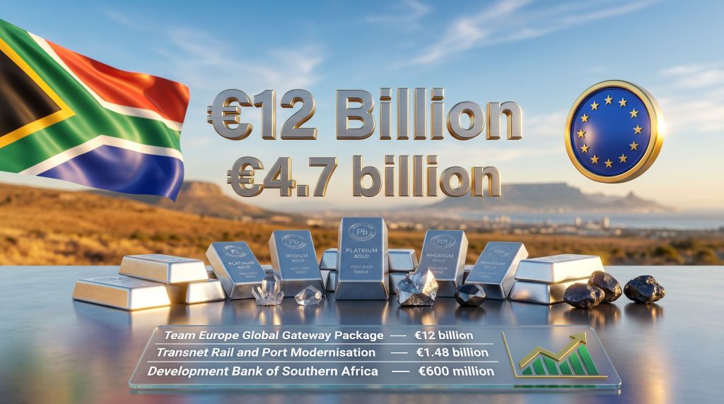 EU investment in South Africa critical minerals infographic