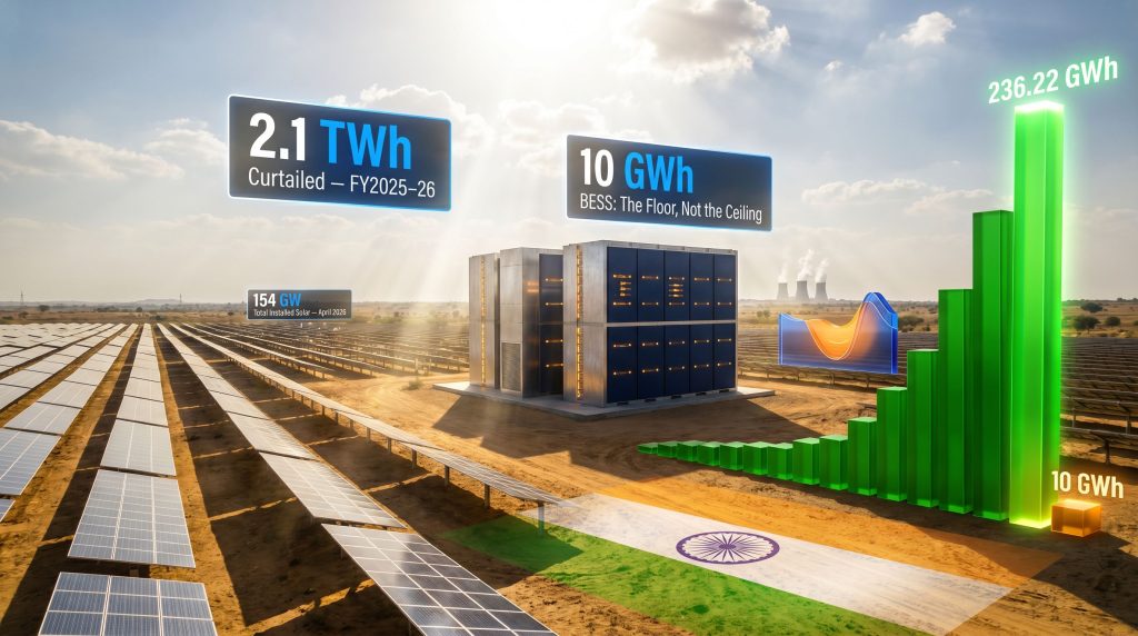 India needs 10 GWh of battery storage to avoid renewable curtailment infographic