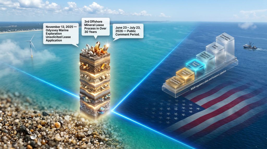 Virginia offshore mineral leases process infographic