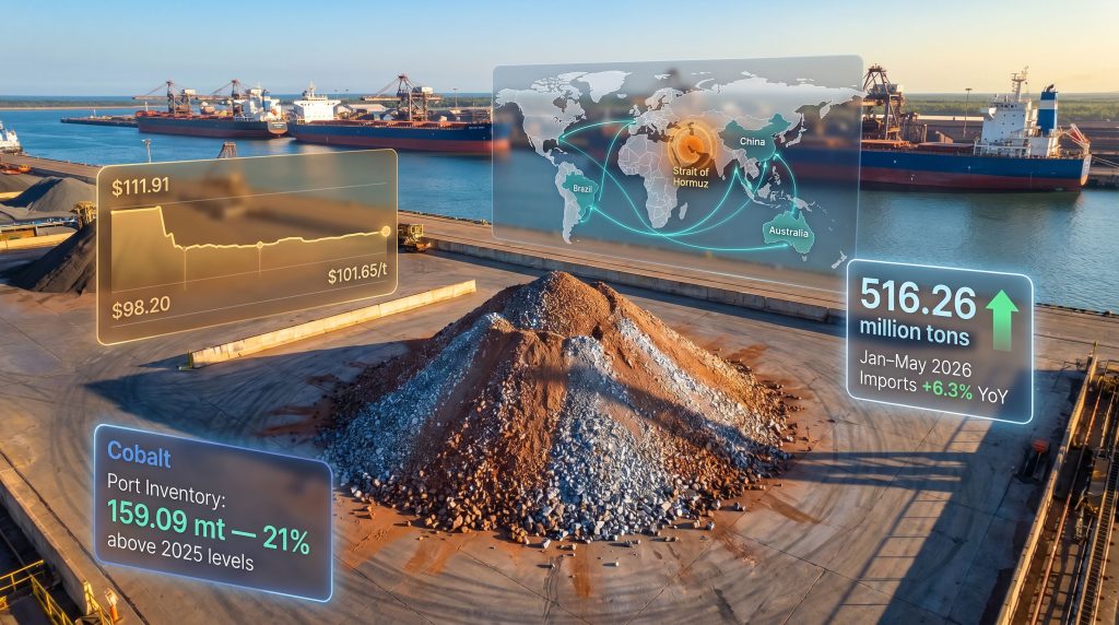 iron ore unaffected by Iran war trade flows