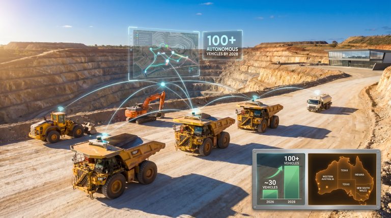 Epiroc Heidelberg Materials quarry automation with autonomous trucks