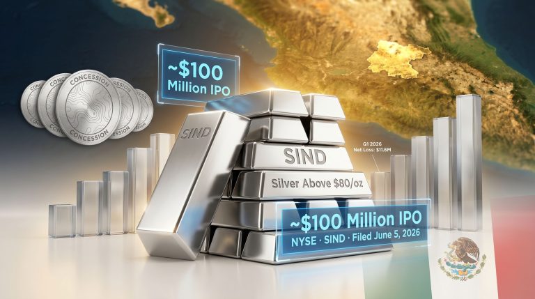 Sinda US IPO filing silver mining graphic