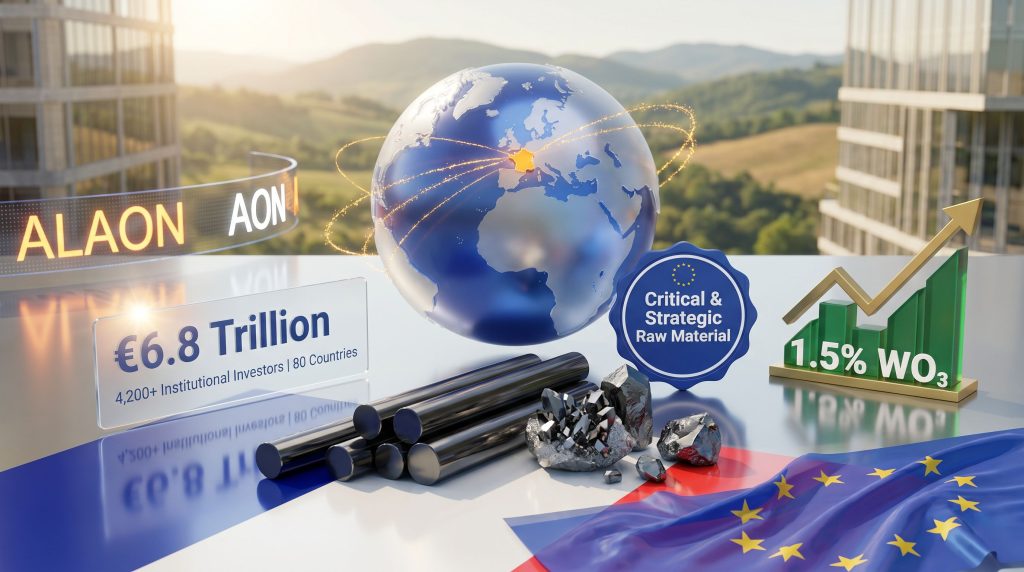 Apollo Minerals Euronext listing European growth graphic