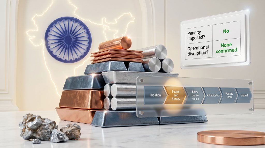 Vedanta Enforcement Directorate searches no penalties update