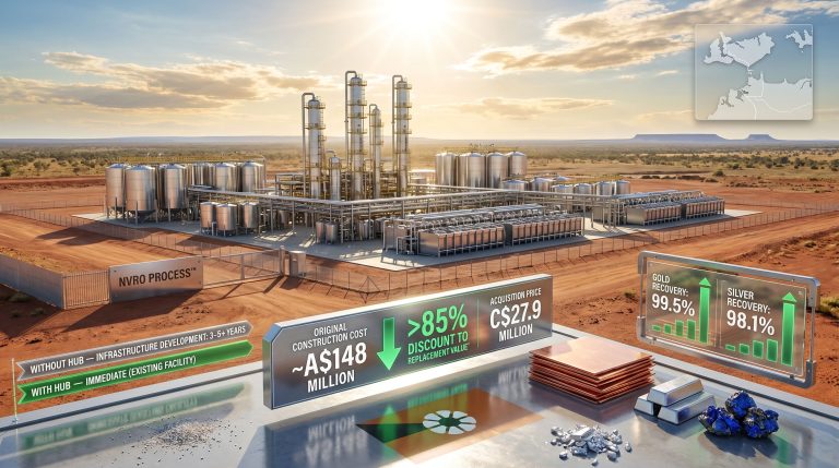 NVRO acquiring critical metals hub site infographic