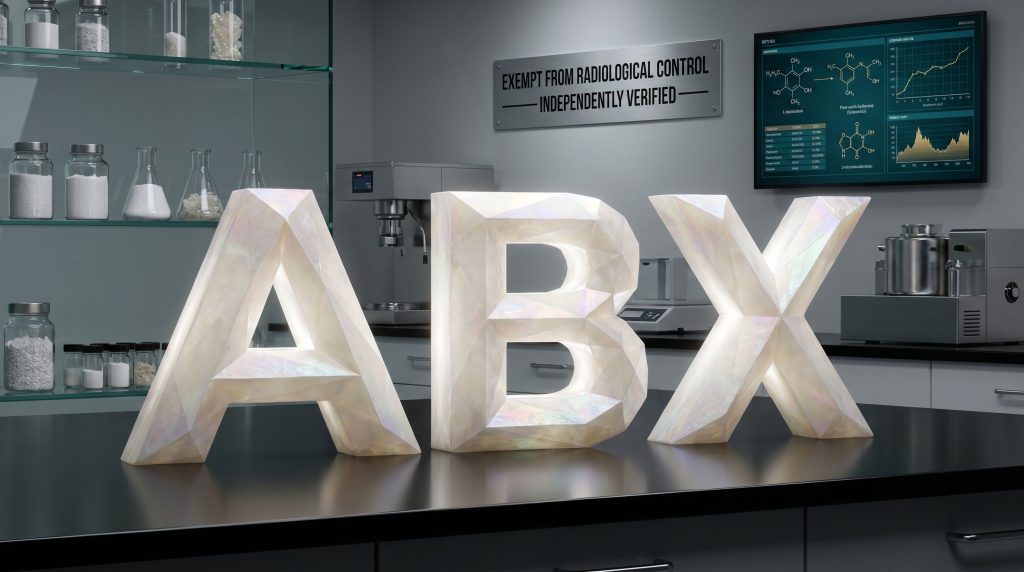 ABX Group Ltd-ABX-ABX supplement lab testing display
