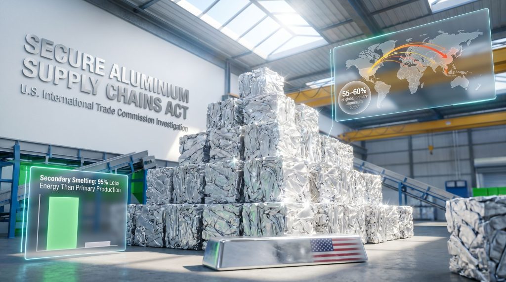 Secure Aluminium Supply Chains Act recycling facility display
