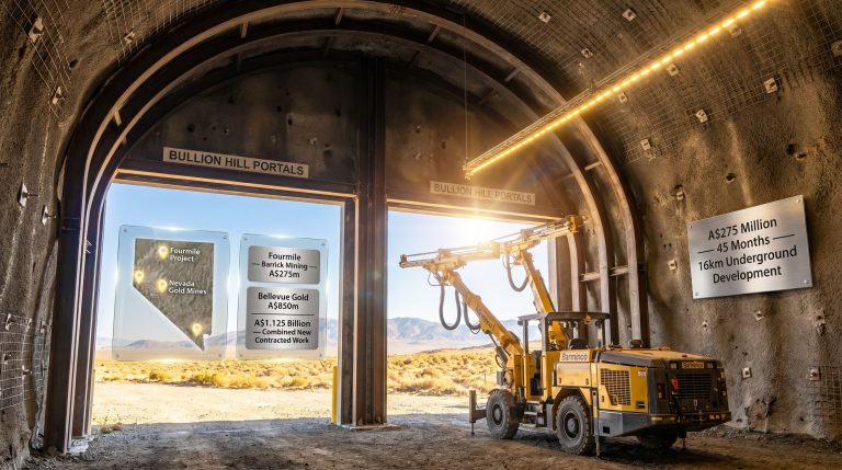 Barminco contract for Barrick Fourmile Project underground development drill rig