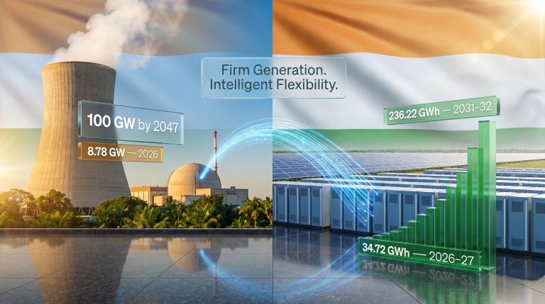 India nuclear power plants and battery energy storage systems growth