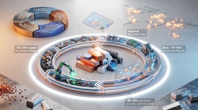 circular economy in metal supply chains infographic