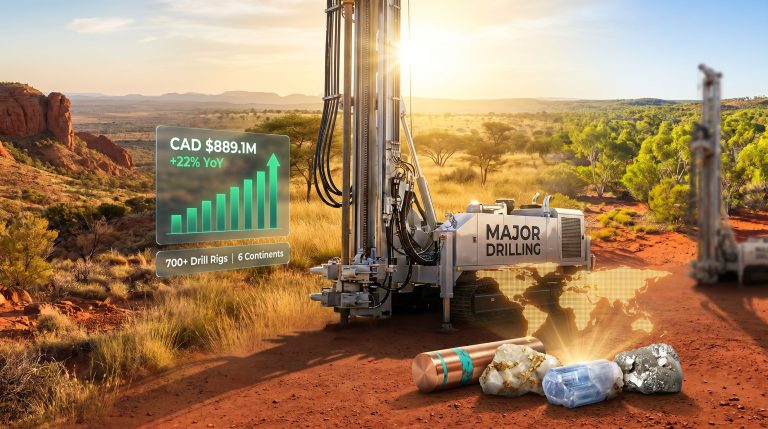 Major Drilling remarkable growth drilling expansion chart