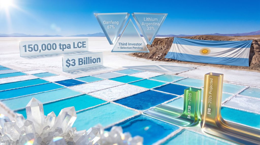 Ganfeng Lithium Argentina third investor lithium project infographic