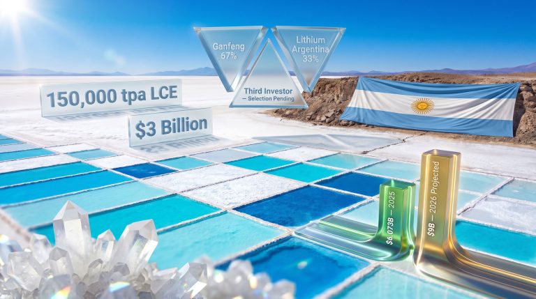 Ganfeng Lithium Argentina third investor lithium project infographic