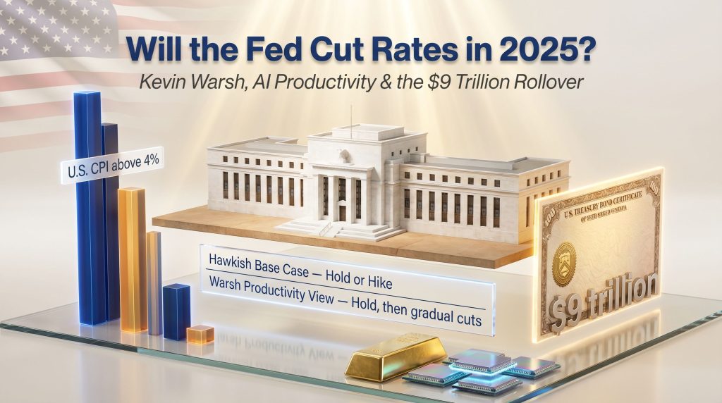 Kevin Walsh and the Fed rate cut view graphic