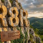 REGENER8 Resources NL-R8R-R&R rocky hillside sign overlooking valley