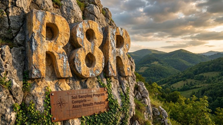 REGENER8 Resources NL-R8R-R&R rocky hillside sign overlooking valley