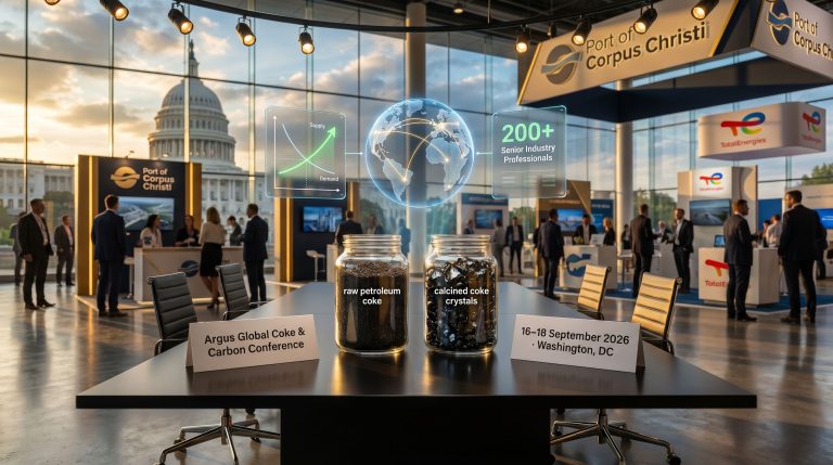 Argus Global Coke and Carbon Conference exhibition floor display