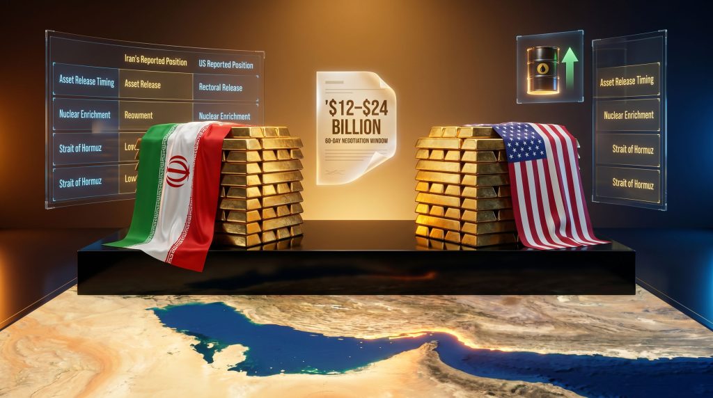 Iran draft US deal frozen assets talks