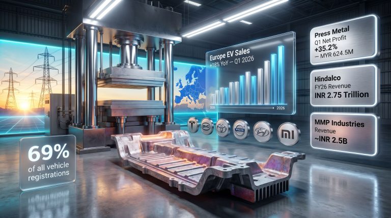 aluminium downstream markets EV demand and giga-casting trends