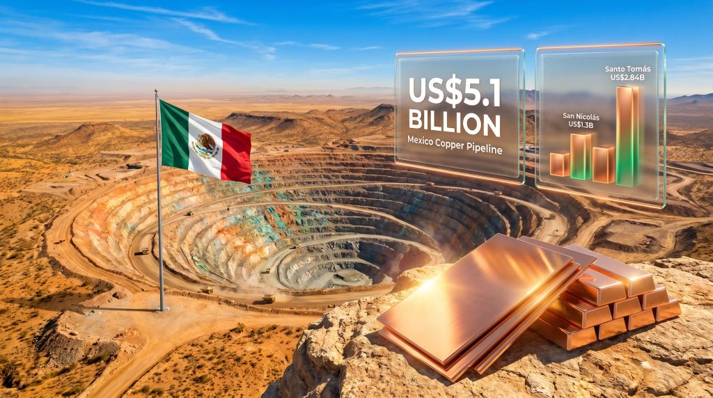 Mexico copper permits at open-pit mine