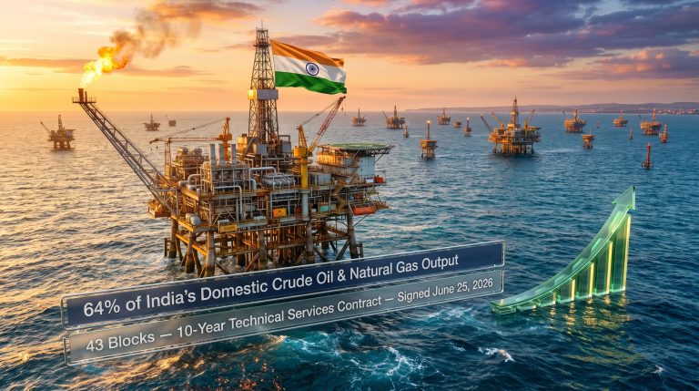 ONGC bp Western Offshore basin service contract offshore platform growth