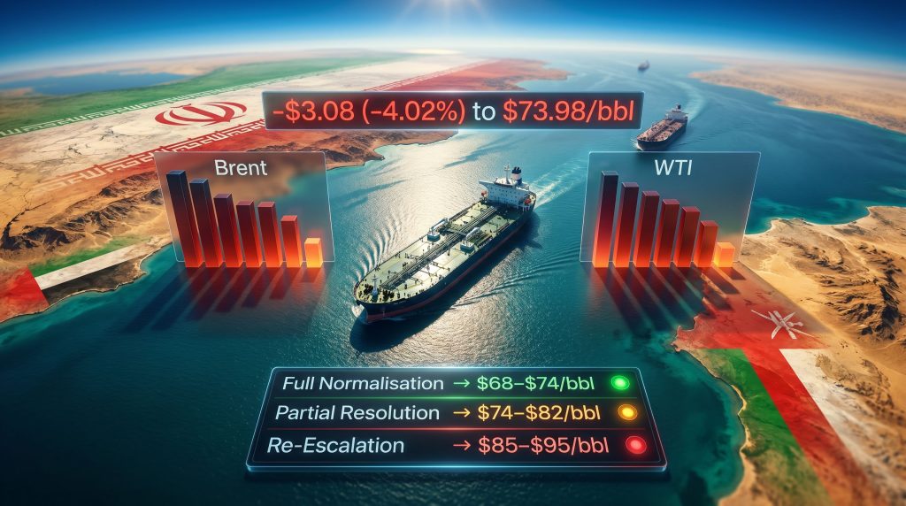 Brent crude falls as Strait of Hormuz tanker traffic resumes
