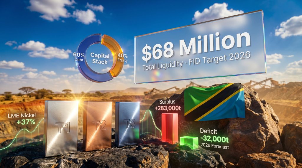 Lifezone Metals Kabanga financing tracks graphic