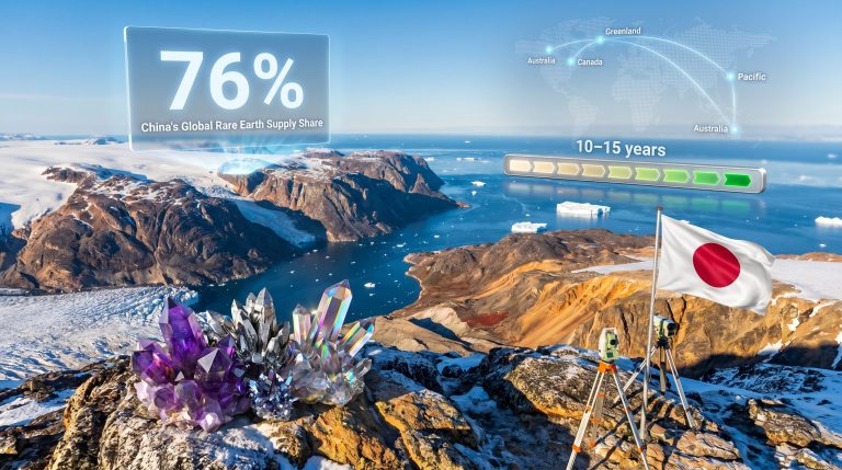 Japan delegation to Greenland rare earth extraction scene