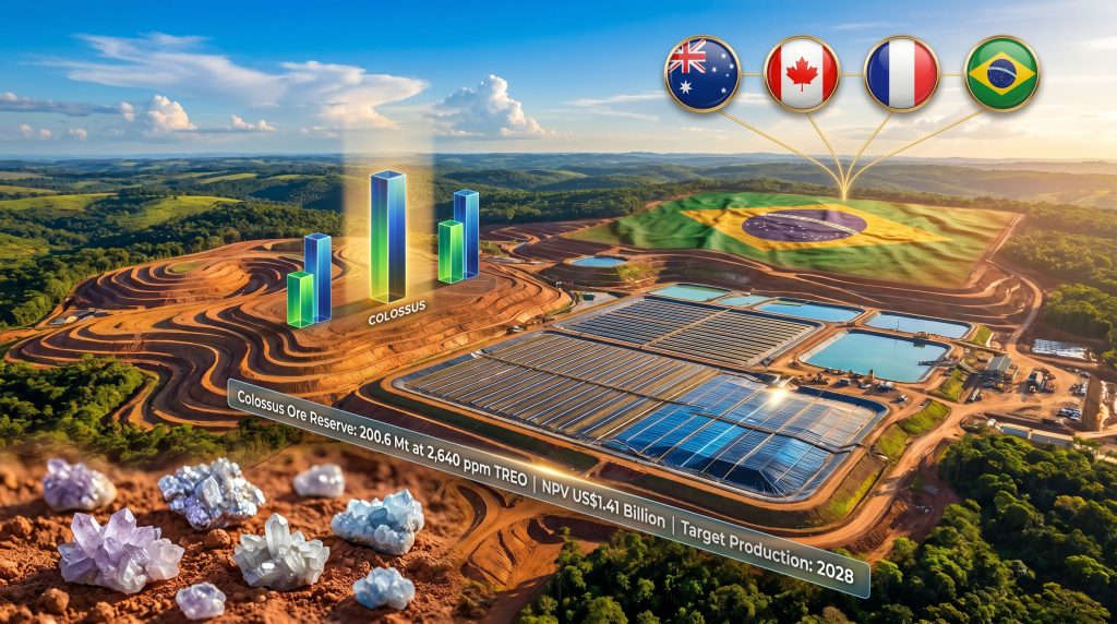 Viridis rare earths project in Brazil mine site