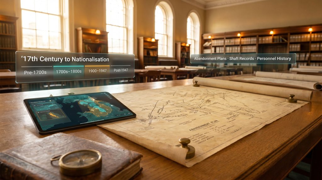 UK coal mine archive online maps and records