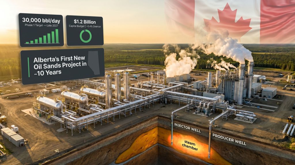 Blackrod oil sands project facility overview