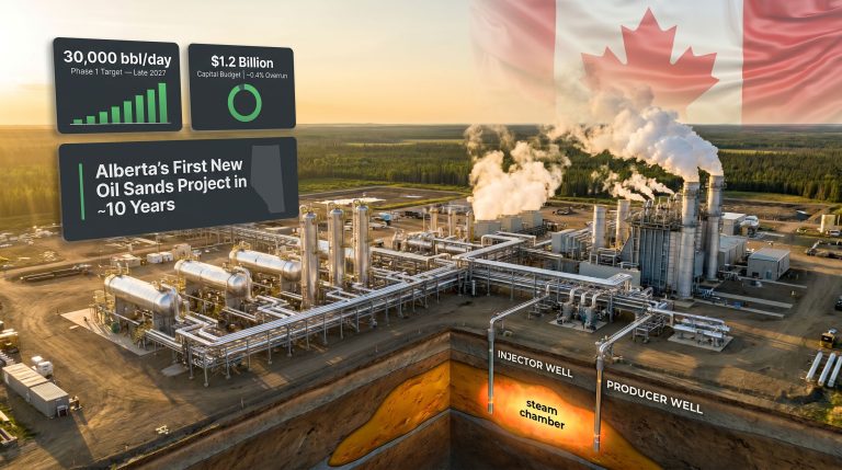 Blackrod oil sands project facility overview