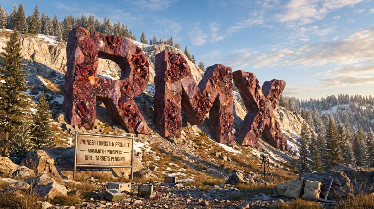 Red Mountain Mining Ltd-RMX-RMY tungsten project mountain site