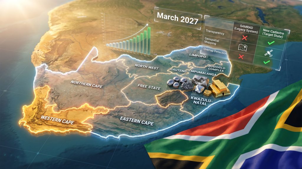 South Africa mining cadastre reform map 2027