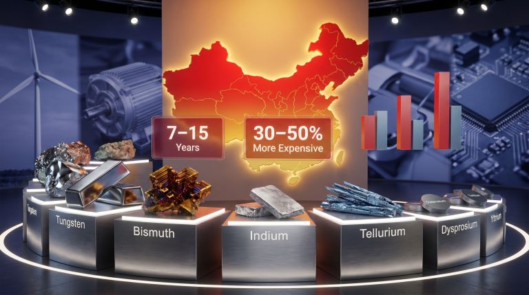 China critical minerals export controls infographic display