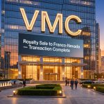 Venus Metals Corporation Ltd-VMC-VMC royalty sale transaction complete building display
