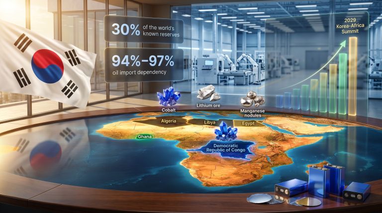South Korea Africa economic security strategy map visualization