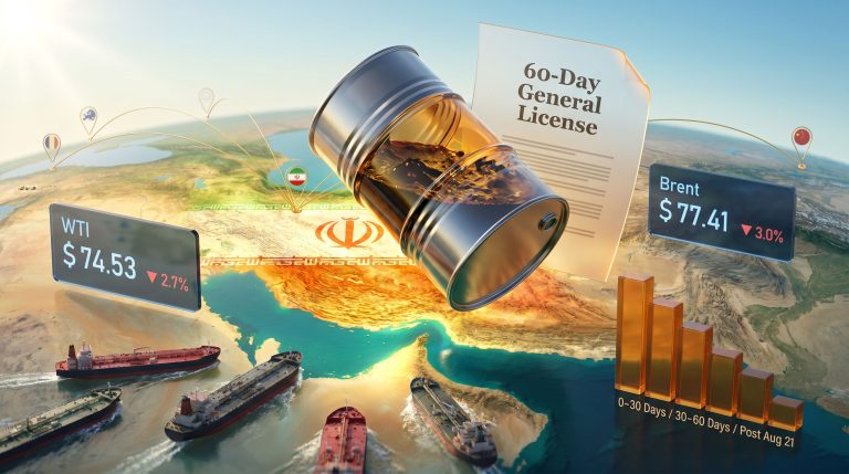 US authorizes Iranian oil sales illustration