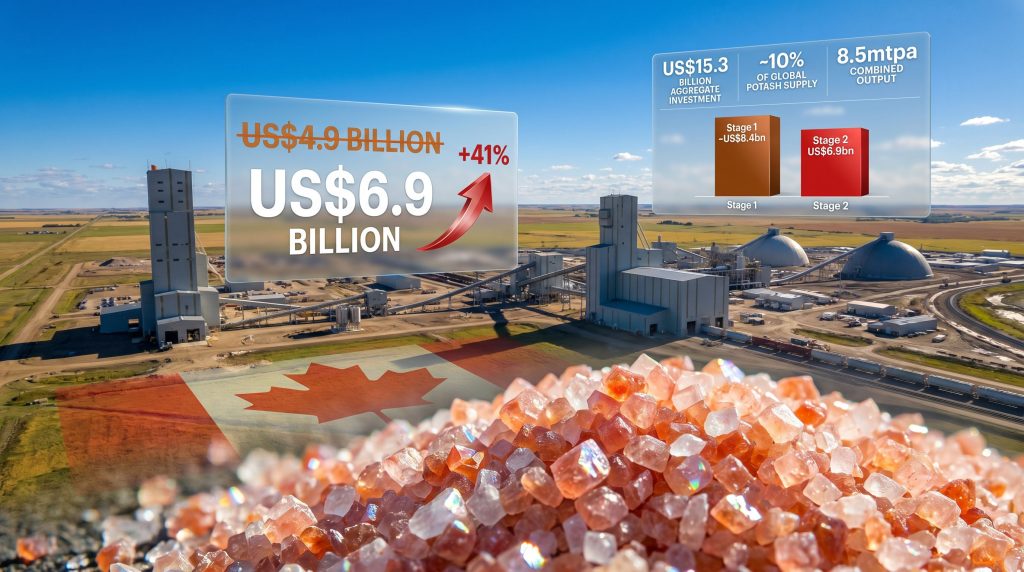 BHP Jansen stage two cost estimate to $6.9bn infographic