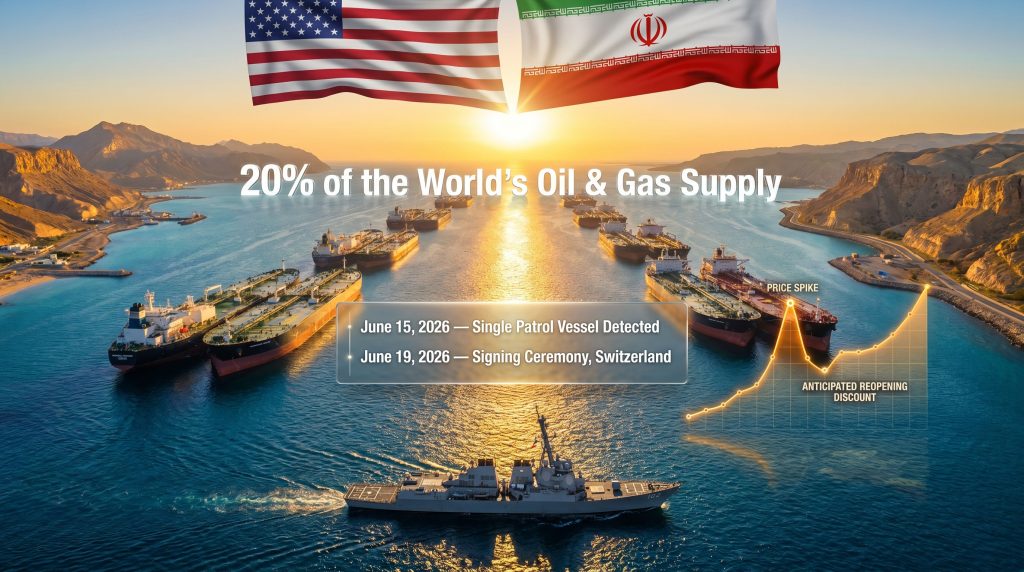 Strait of Hormuz reopening after US-Iran peace deal tankers scene