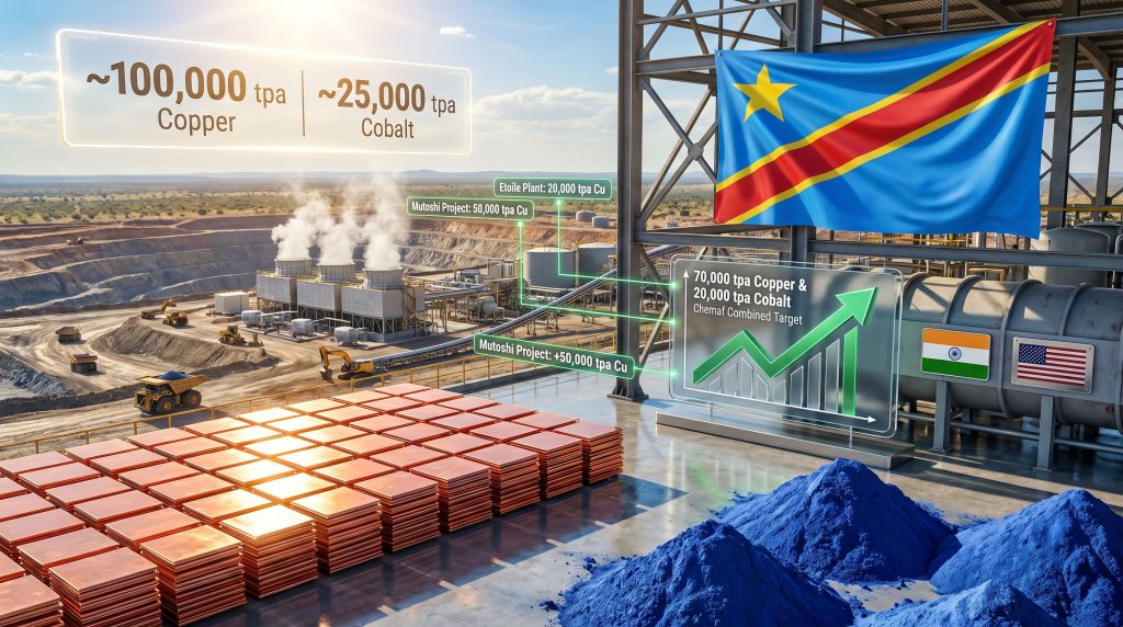 Lloyds Chemaf DRC takeover mining expansion graphic