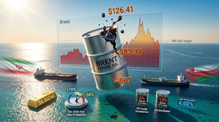Iran peace deal cuts Brent to $83 chart