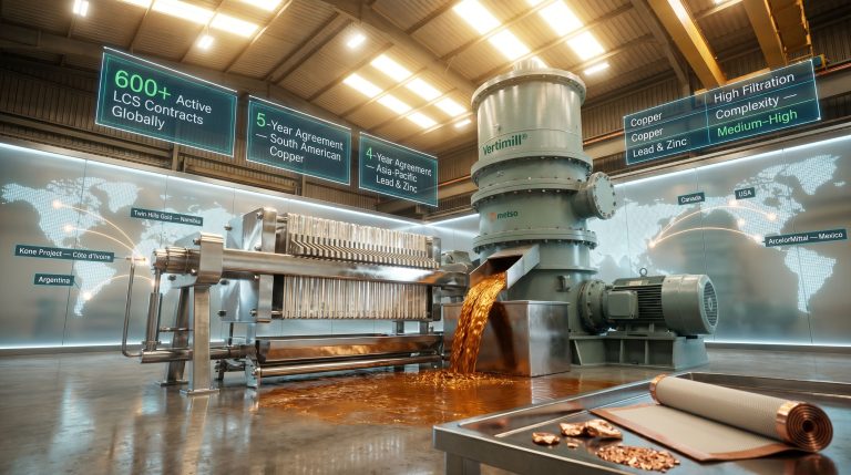 Metso secures contracts with key mining customers equipment display